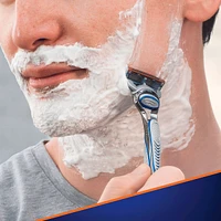 Cartouches de rechange de rasoir Gillette Fusion5 Power pour hommes, cartouches de rasoir, bande lubrifiante, lame de précision