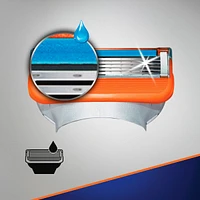 Cartouches de rechange de rasoir Gillette Fusion5 Power pour hommes, cartouches de rasoir, bande lubrifiante, lame de précision