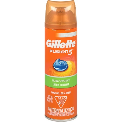 Gillette Fusion5 Ultra Sensitive Shave Gel, 198 g