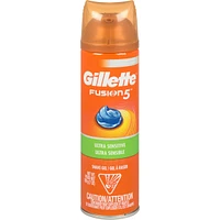Gillette Fusion5 Ultra Sensitive Shave Gel, 198 g