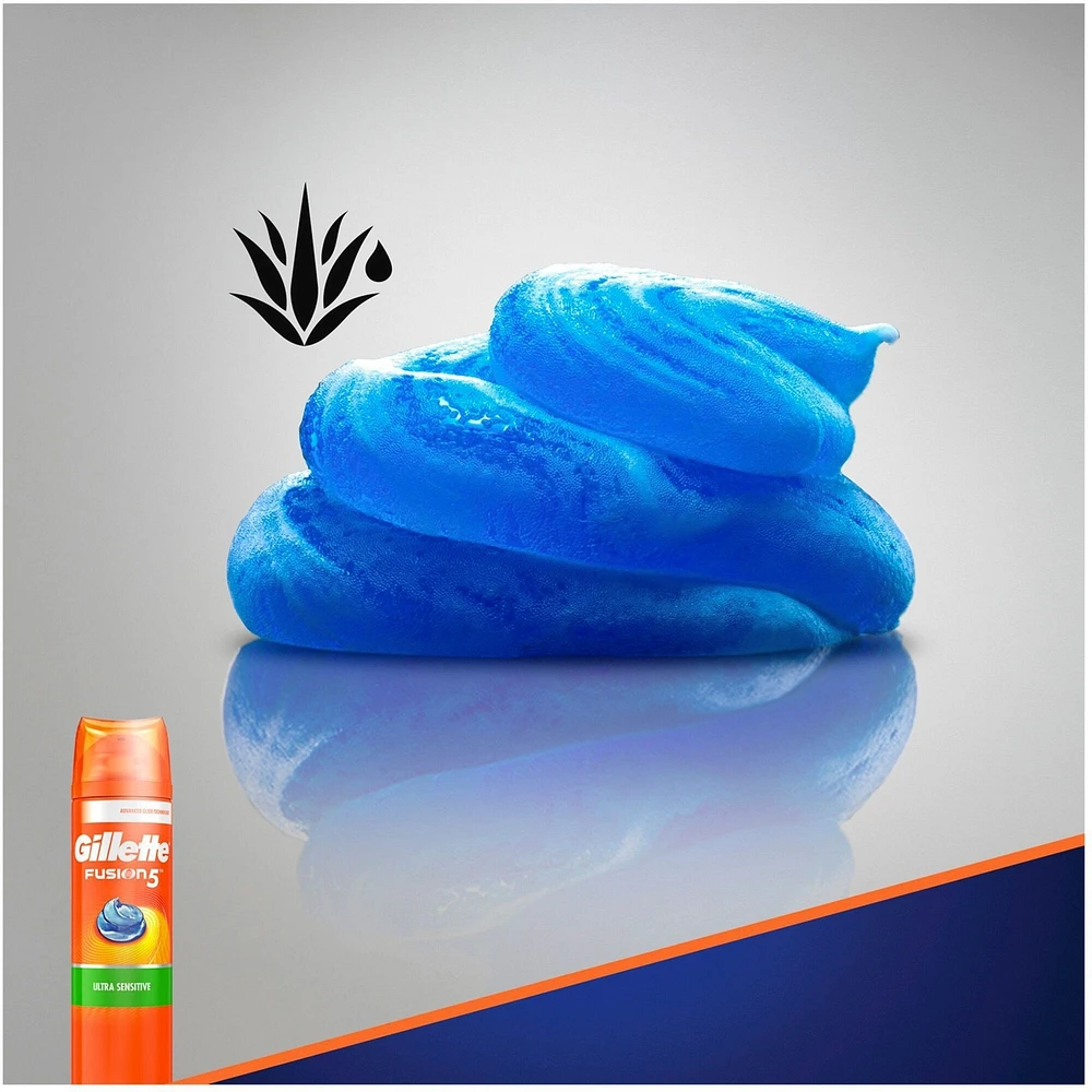 Gillette Fusion5 Ultra Sensitive Shave Gel, 198 g