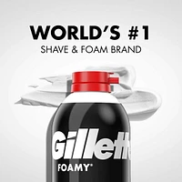 Gillette Foamy Regular Shaving Cream, 311 g