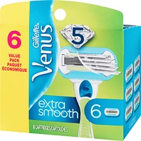 Gillette Venus Extra Smooth Women's Razor Blade, 6 Refills