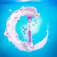 Gillette Venus ComfortGlide Freesia Scented Women's Razor Blades, 6 Refills