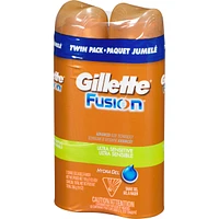 Gillette Fusion5 Ultra Sensitive Hydra Gel Men's Shave Gel Twin Pack, 396 g