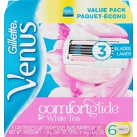 Lames de rasoir Venus ComfortGlide au parfum de thé blanc