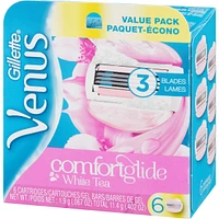 Lames de rasoir Venus ComfortGlide au parfum de thé blanc