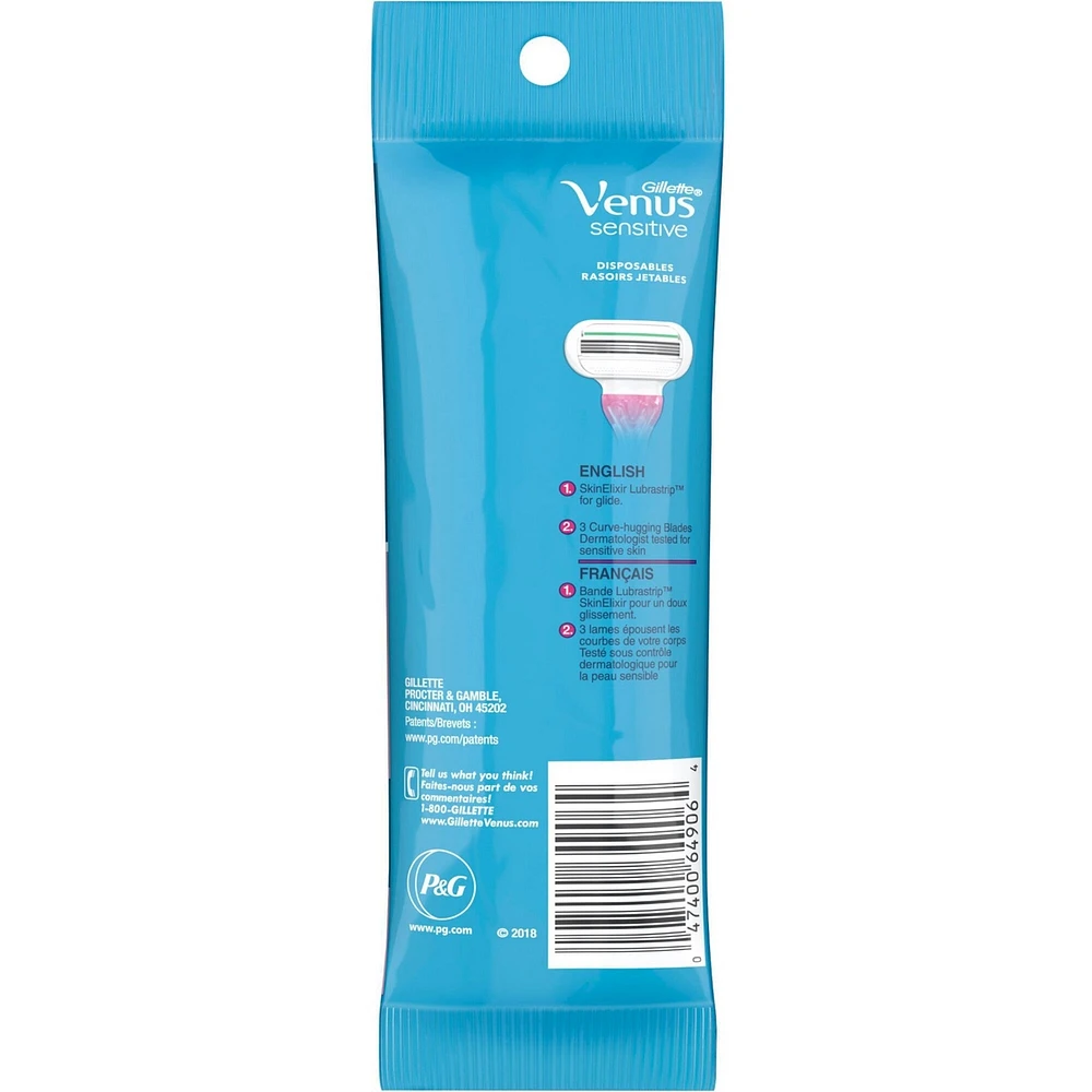 Gillette Venus Sensitive Women's Disposable Razor - 1 Pack