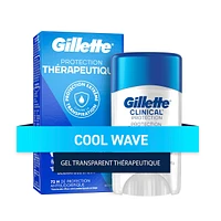 Gillette Clinical Protection Cool Wave Clear Gel Anti-Perspirant/Deodorant, 45 g