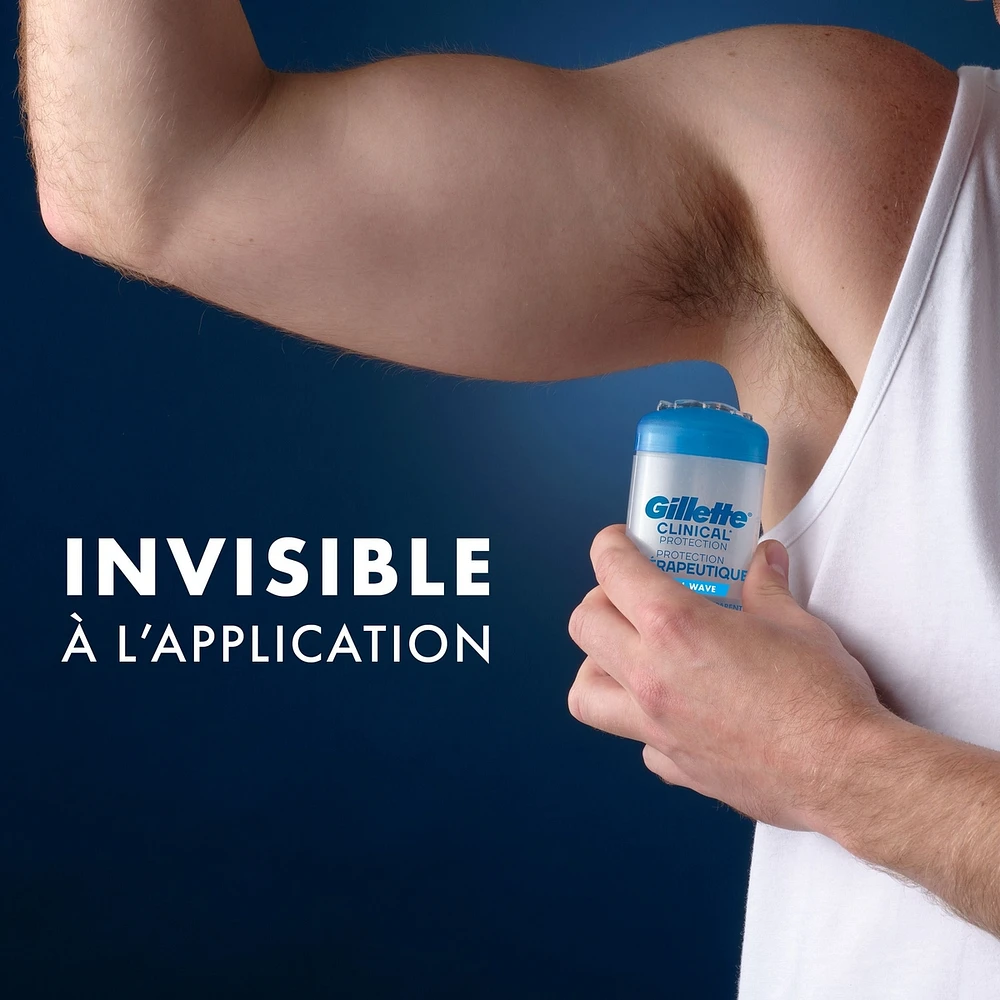 Gillette Clinical Protection Cool Wave Clear Gel Anti-Perspirant/Deodorant, 45 g