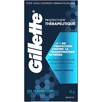 Gillette Clinical Protection Cool Wave Clear Gel Anti-Perspirant/Deodorant, 45 g