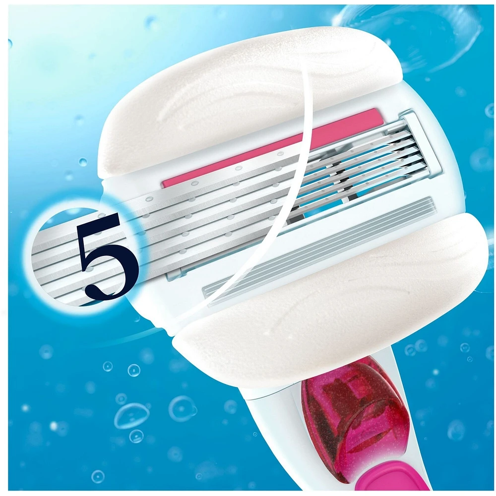 Venus ComfortGlide with Olay Sugarberry Women's Razor Blades, 6 Refills