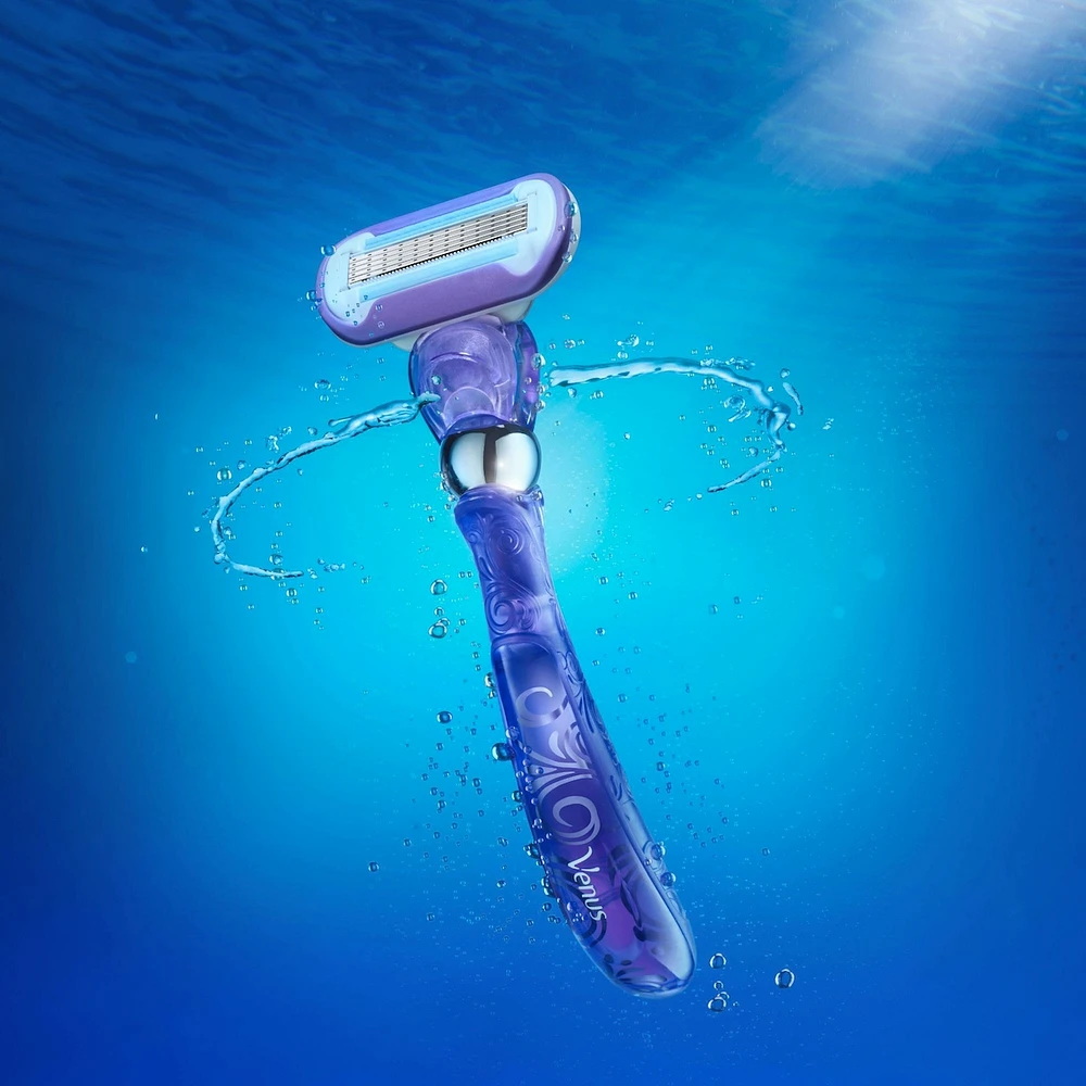 Gillette Venus Swirl Women's Razor Blades, 4 Refills