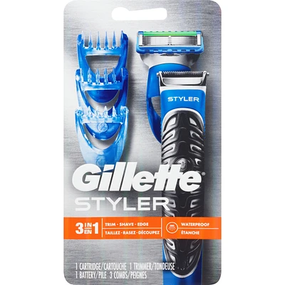 Gillette All Purpose Styler: Beard Trimmer, Fusion Razor & Edger for Men