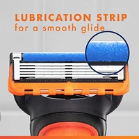 Gillette Fusion5 Razor Refills for Men, 8ct Razor Cartridges, Lubrication Strip, Precision Trimmer for Men, 5-Blade Razor Blades for Close Shave