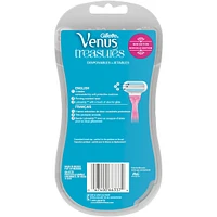 Gillette Venus Treasures Women's Disposable Razors - 3 Pack