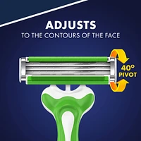 Gillette Sensor3 Sensitive Men's Disposable Razor, 1 Razor