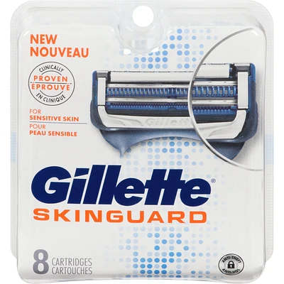 Gillette SkinGuard Men's Razor Blades, 8 Refills