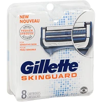 Gillette SkinGuard Men's Razor Blades, 8 Refills