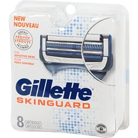 Gillette SkinGuard Men's Razor Blades, 8 Refills