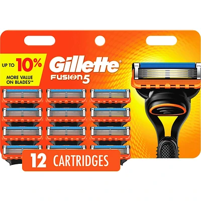 Fusion5 Men's Razor Blade Refills, 12 Count