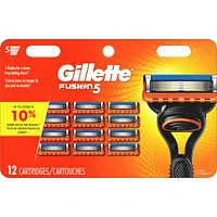 Fusion5 Men's Razor Blade Refills, 12 Count