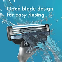 Gillette Mach3 Razor Blade Refills, 12ct Razor Cartridges, Razor Refills for Men With Lubrication Strip,  3-Blade Razor Blades for Close Shave