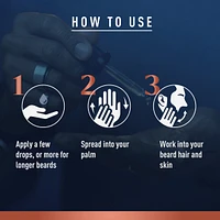 King C. Gillette Beard Oil with argan oil for a smooth, soft beard, 1oz