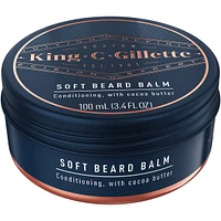 King C. Beard Softener, beard balm with argan oil for beard softening and deep conditioning