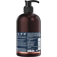 King C. Gillette 3in1 Beard, Face & Hair Wash with King C. Gillette Signature Scent, 11.8oz