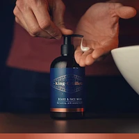 King C. Gillette 3in1 Beard, Face & Hair Wash with King C. Gillette Signature Scent, 11.8oz