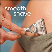 for Pubic Hair and Skin, Women's Razor Blades, 4 Refills