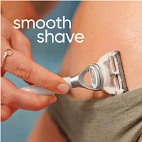 for Pubic Hair and Skin, Women's Razor Blades, 4 Refills