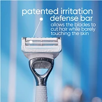 Gillette Venus for Pubic Hair and Skin, Women's Razor Handle + 2 Blade Refills
