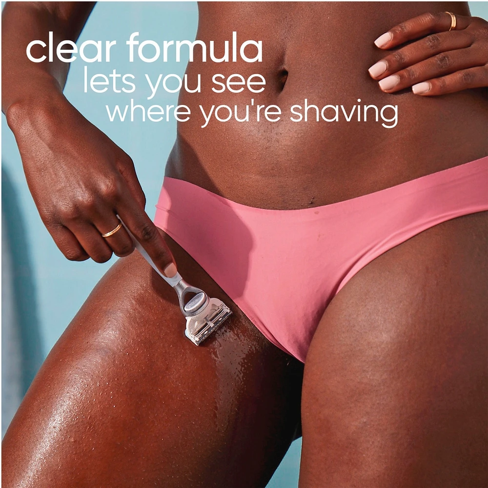 for Pubic Hair and Skin, 2-in-1 Cleanser + Shave Gel