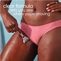 for Pubic Hair and Skin, 2-in-1 Cleanser + Shave Gel