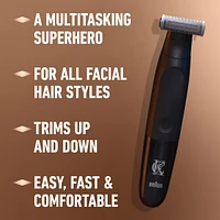 Tondeuse tout-en-un King C. Gillette avec la nouvelle technologie CenterCut pour une efficacité et une proximité optimales, une conception sans fil et un rasage facile et rapide