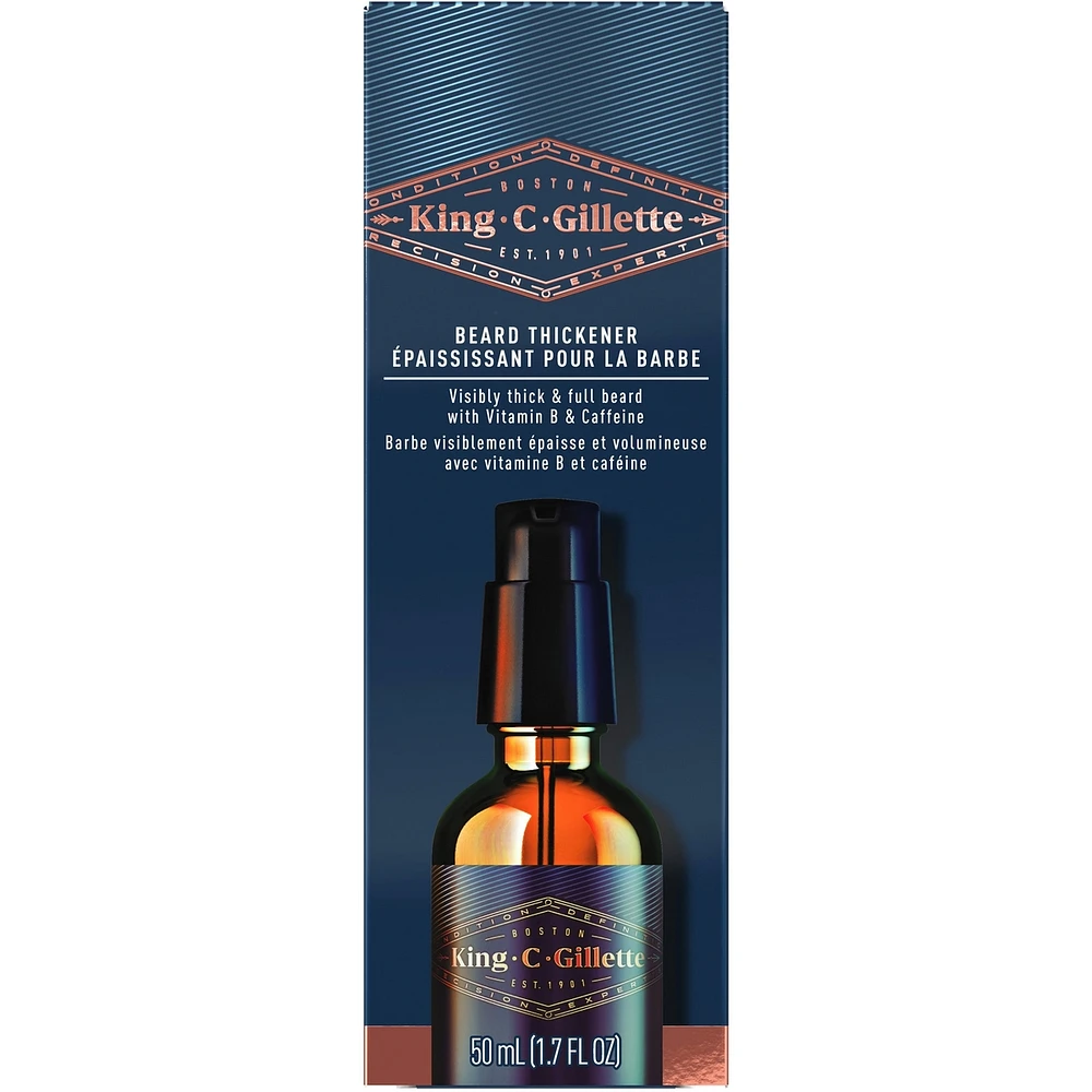 King C. Beard Thickener infused with caffeine, and King C. Signature Scent,