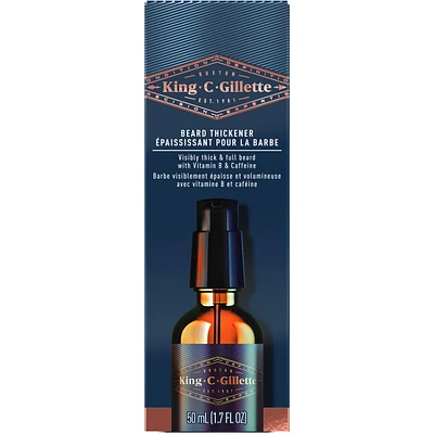 King C. Beard Thickener infused with caffeine, and King C. Signature Scent,