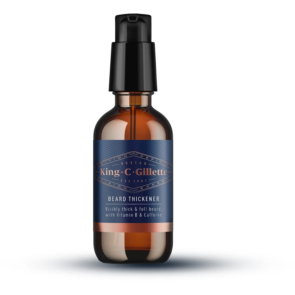 King C. Beard Thickener infused with caffeine, and King C. Signature Scent,