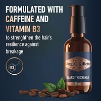 King C. Beard Thickener infused with caffeine, and King C. Signature Scent,