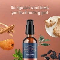 King C. Beard Thickener infused with caffeine, and King C. Signature Scent,