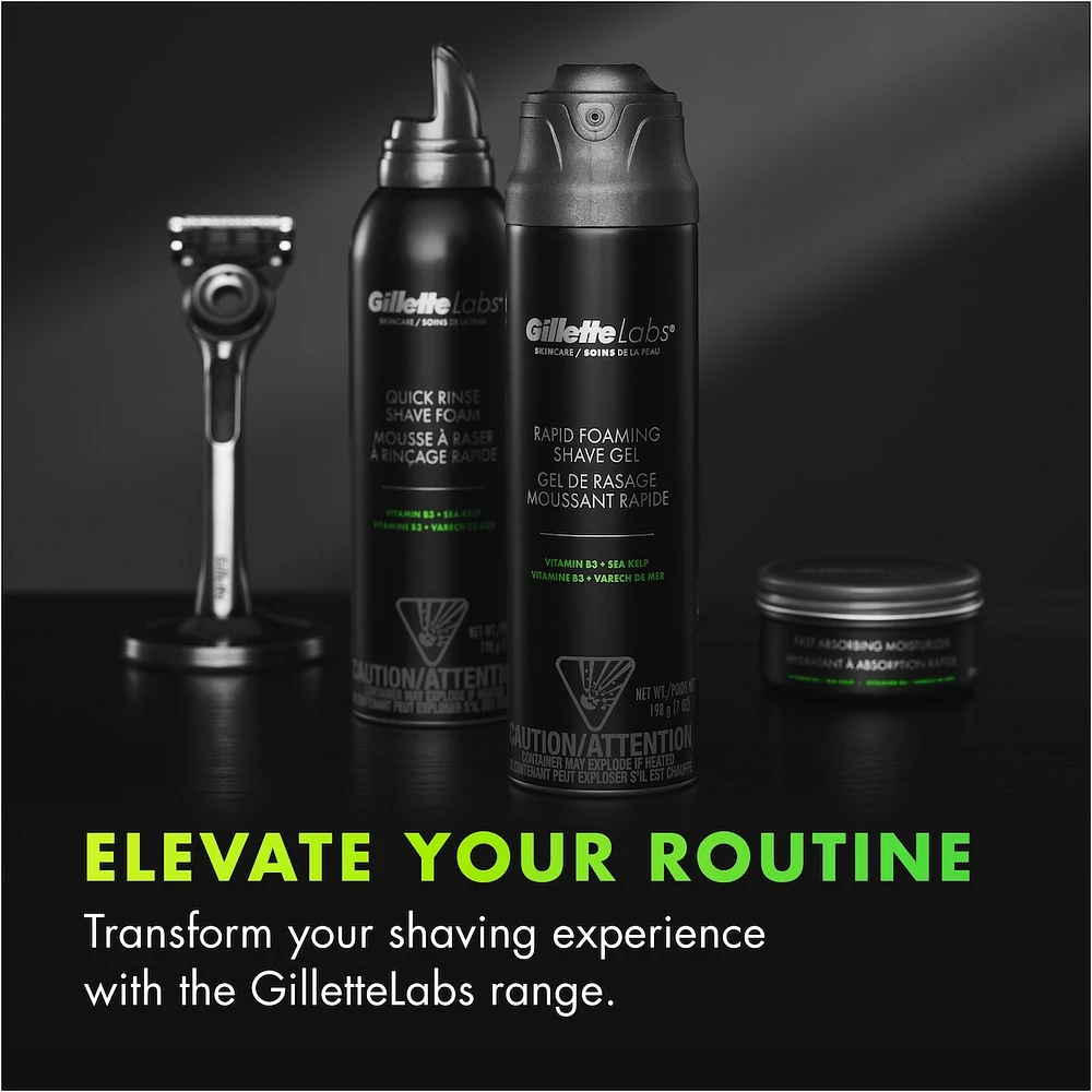 Rapid Foaming Shave Gel for Men, 7 OZ