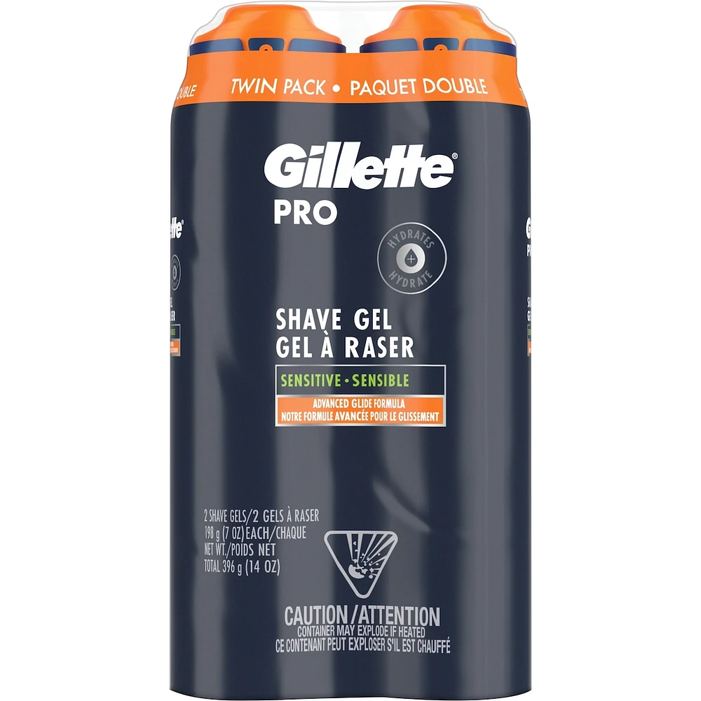 PRO Shaving Gel for Men TWIN PACK