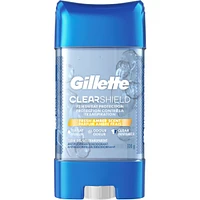 Antisudorifique et désodorisant gel transparent Gillette pour hommes, parfum Ambre fraîche