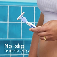 Gillette Women's Disposable Razors for Pubic Hair and Skin, 4ct