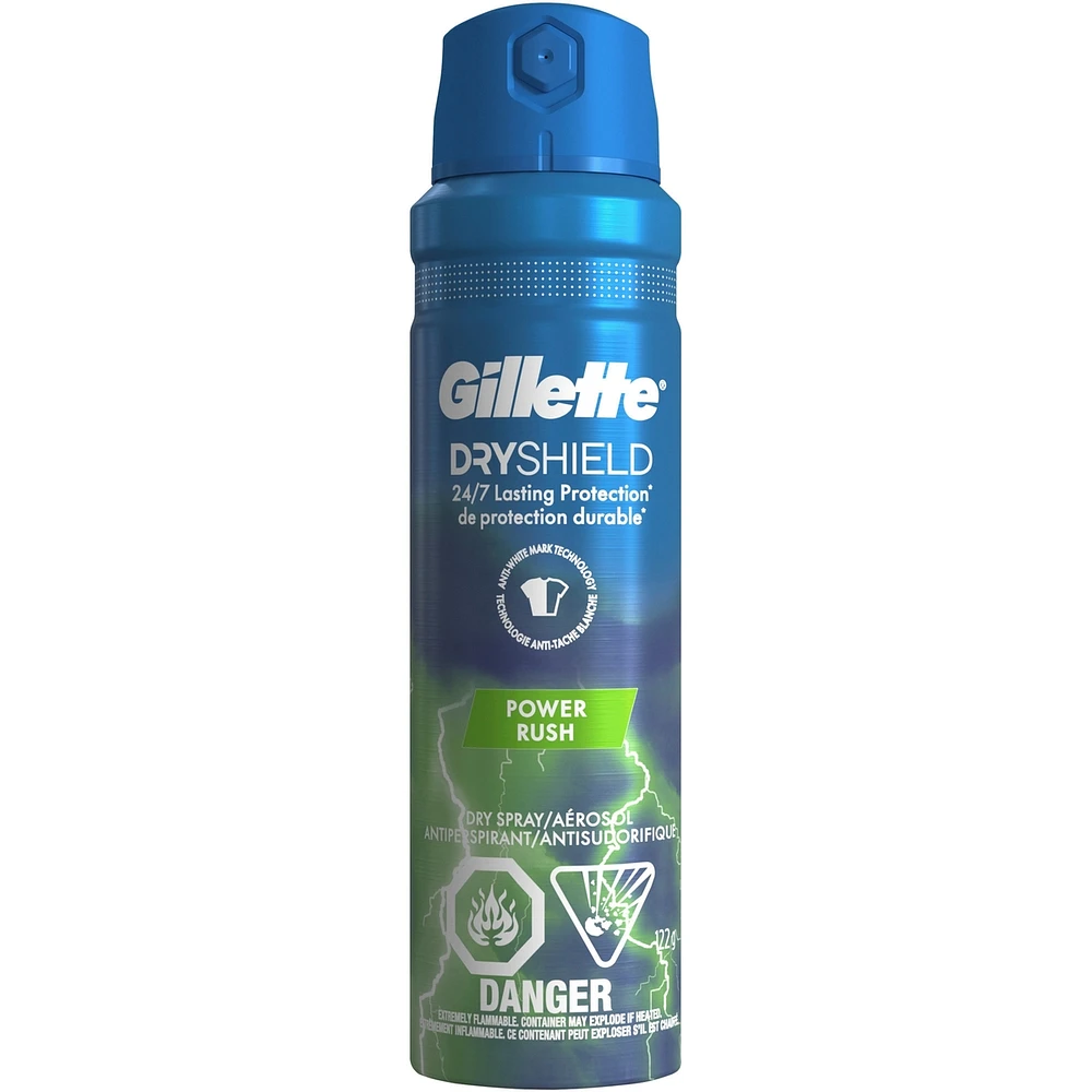 Antisudorifique et désodorisant en aérosol Gillette pour hommes