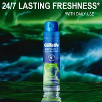 Antisudorifique et désodorisant en aérosol Gillette pour hommes