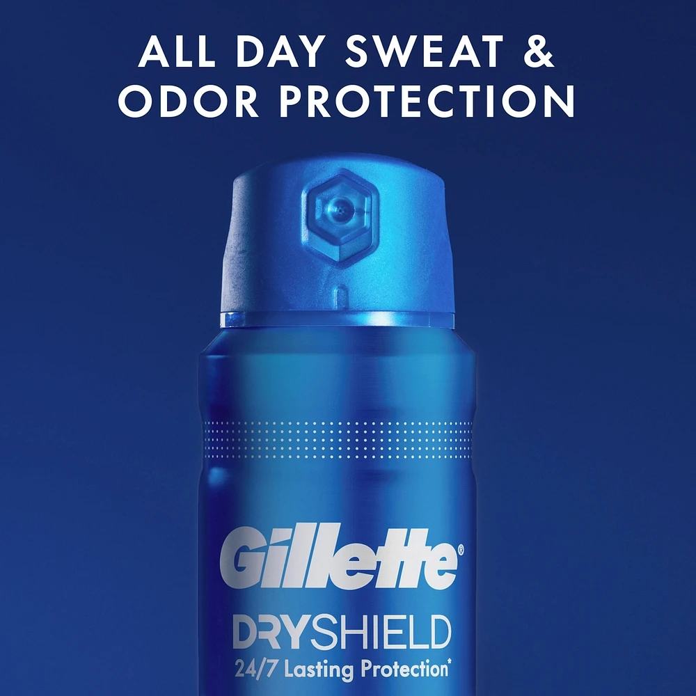 Antisudorifique et désodorisant en aérosol Gillette pour hommes, Vague fraîche