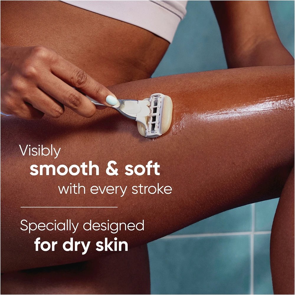 Venus MoistureGlide Women's Razor Blades, With Built-in Shave Gel Bars